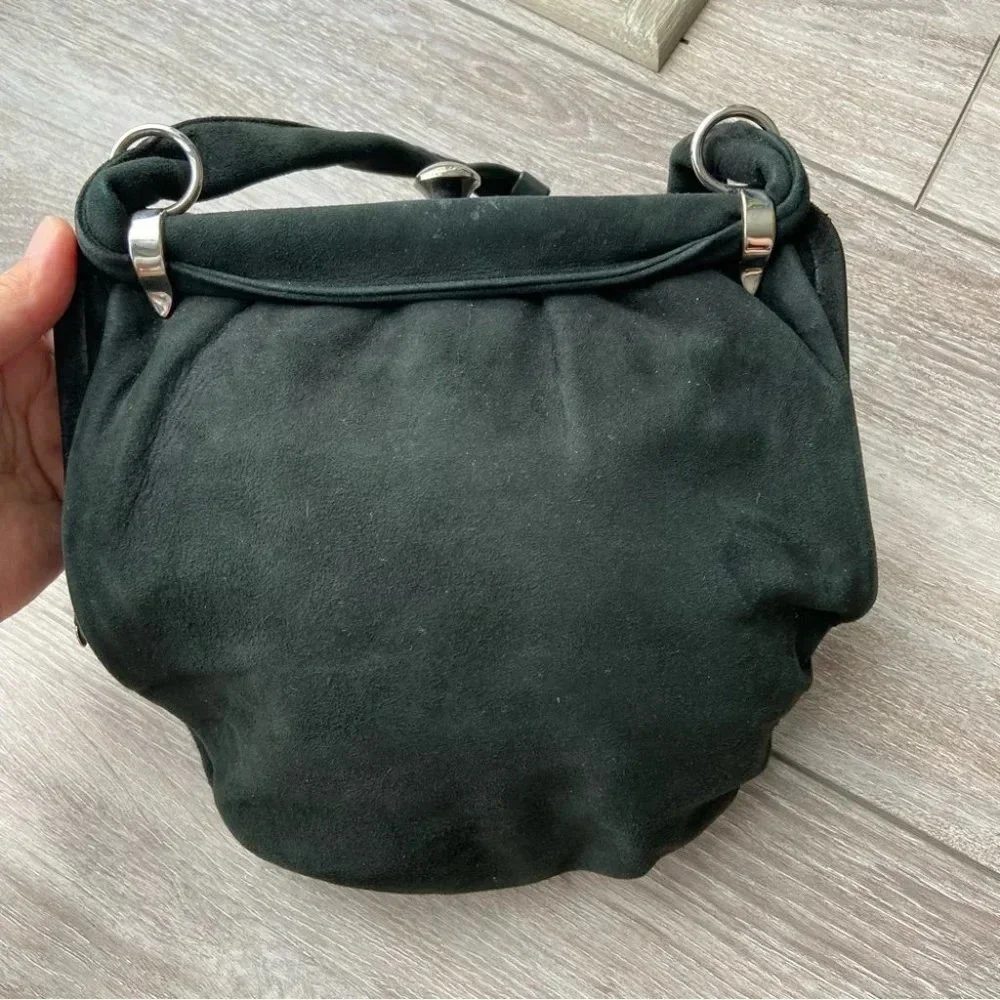 Vintage Coret Suede Leather Purse Made in Canada